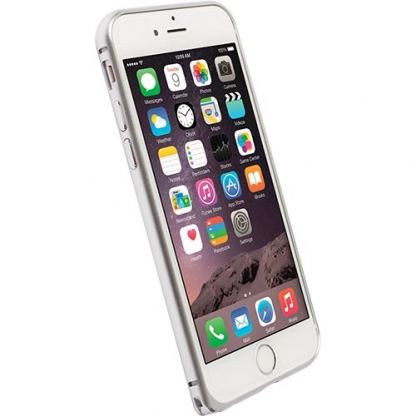 Krusell Sala Aluminum Bumper - алуминиев бъмпер за iPhone 6/6S Plus (сребрист)