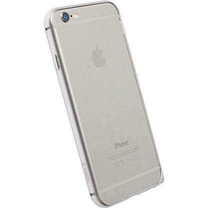 Krusell Sala Aluminum Bumper - алуминиев бъмпер за iPhone 6/6S Plus (сребрист) 2
