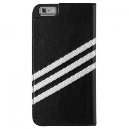 Adidas Originals Booklet Case - хоризонтален кожен калъф за iPhone 6/6S Plus (черен) 2