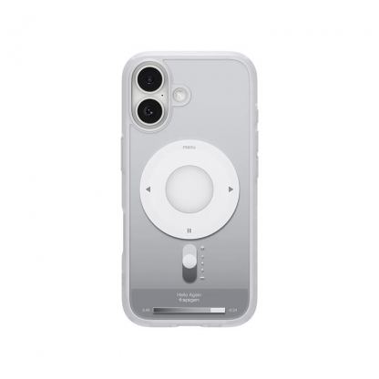 Хибриден кейс с висока степен на защита с MagSafe за iPhone 17 - Spigen Ultra Hybrid MagSafe Classic Silver Case (сребрист)  3