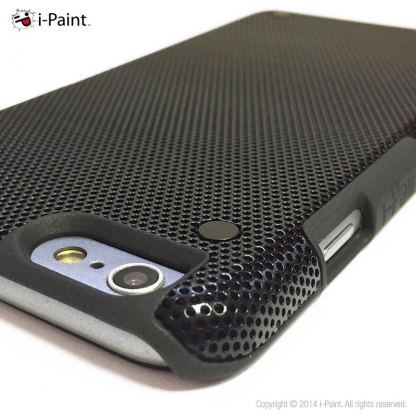 iPaint Black MC Case - метален кейс за iPhone 6/6S Plus (черен) 2