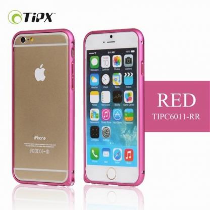 TIPX Aluminum Bumper - алуминиев бъмпер за iPhone 6/6S Plus (червен)