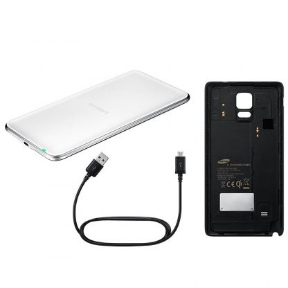 Samsung Inductive S Charger Kit EP-WN915I - заден капак, кабел и пад за безжично захранване на Samsung Galaxy Note Edge (черен) 2