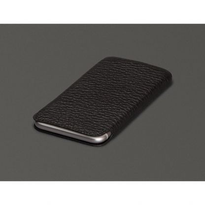 SENA Heritage UltraSlim Pouch - кожен калъф (естествена кожа, ръчна изработка) за iPhone 6/6S (черен) 3
