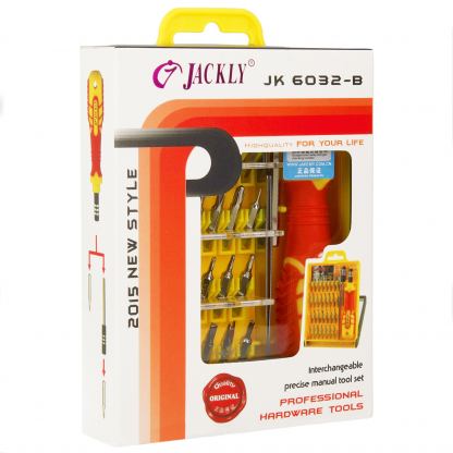 Jackly Screwdriver Set JK-6032B - комплект инструменти за таблети и смартфони (29 броя) 3