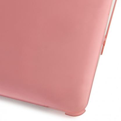 Tucano Nido Hard Shell Case - матиран предпазен кейс за MacBook Pro 13 Retina Display (розов-прозрачен) 3