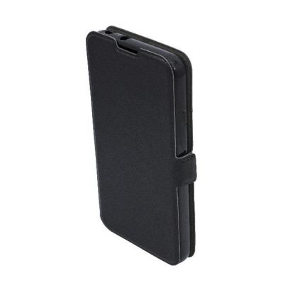 Wallet Flip Case - кожен калъф, тип портфейл и поставка за Samsung Galaxy A7 (черен) 3