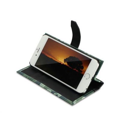 Tunewear Tunefolio Book - кожен калъф, тип портфейл и поставка за iPhone 6/6S (сив) 3