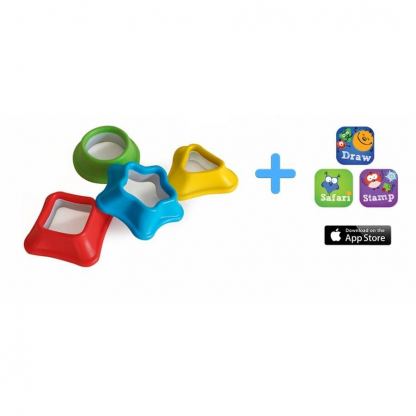 Tiggly Shapes learning toy - играчки занимаващи и обучаващи вашето дете за iPad (всички поколения) 2