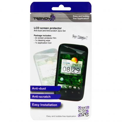 Trendy8 Screen Protector - защитно покритие за дисплея на LG Leon (2 броя) 2