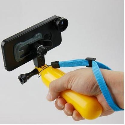 Armor-X Floating Bobber Handheld Stick X34 Type-M - дръжка за кейсовете на Armor-X (черен-жълт) 2