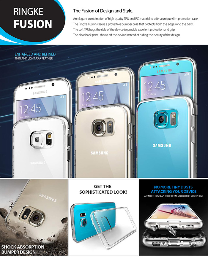 Ringke Fusion кейсове от Sim.bg