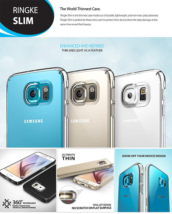 Slim case Ringke кейсове за телефони